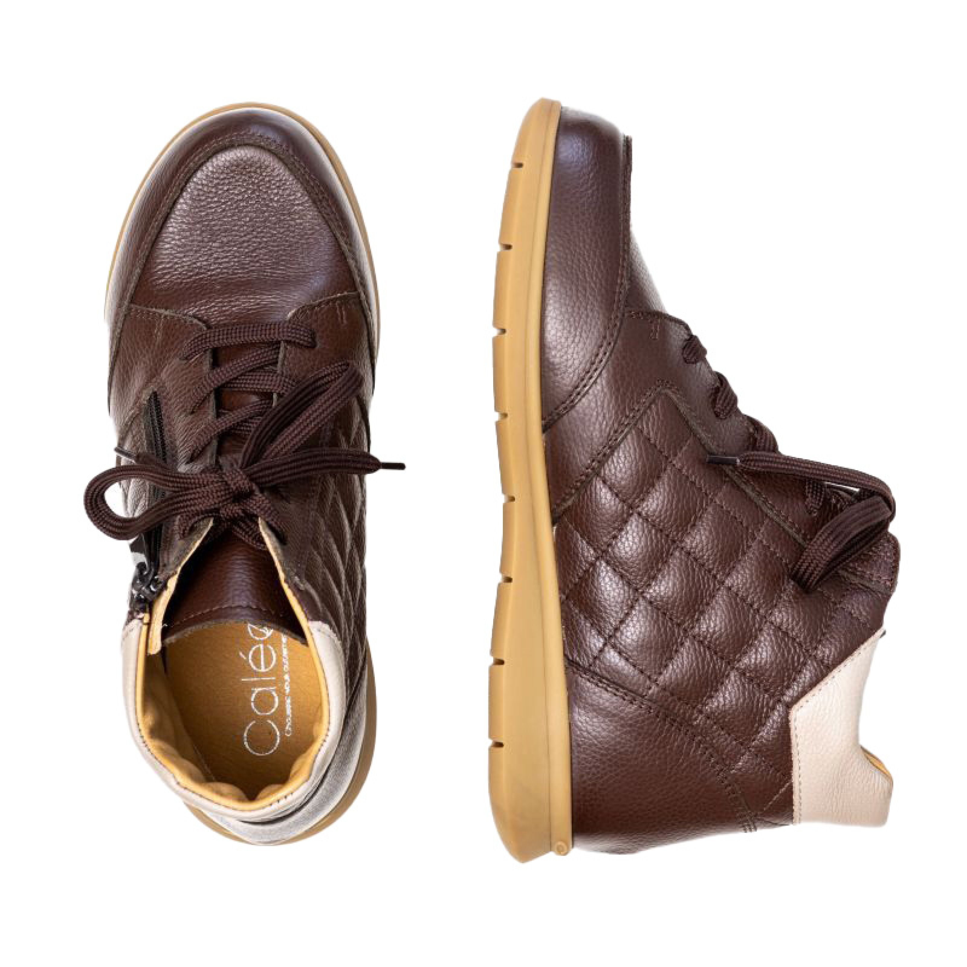 Bottine Bertille Marron Beige