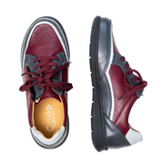 Basket Marie Noir-Bordeaux-Gris