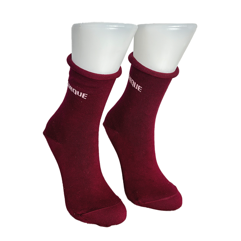 Chaussettes Mixte Signature Bordeaux "Unique"