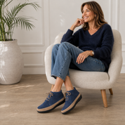 Bottine Romy Bleu-Beige